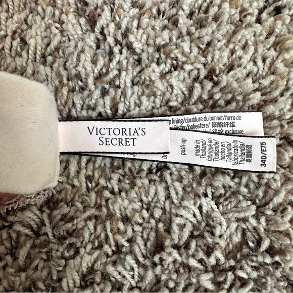 Victoria’s Secret Dream Angels Push Up Bra Padded Blush Pink Size 34D - Picture 5 of 9